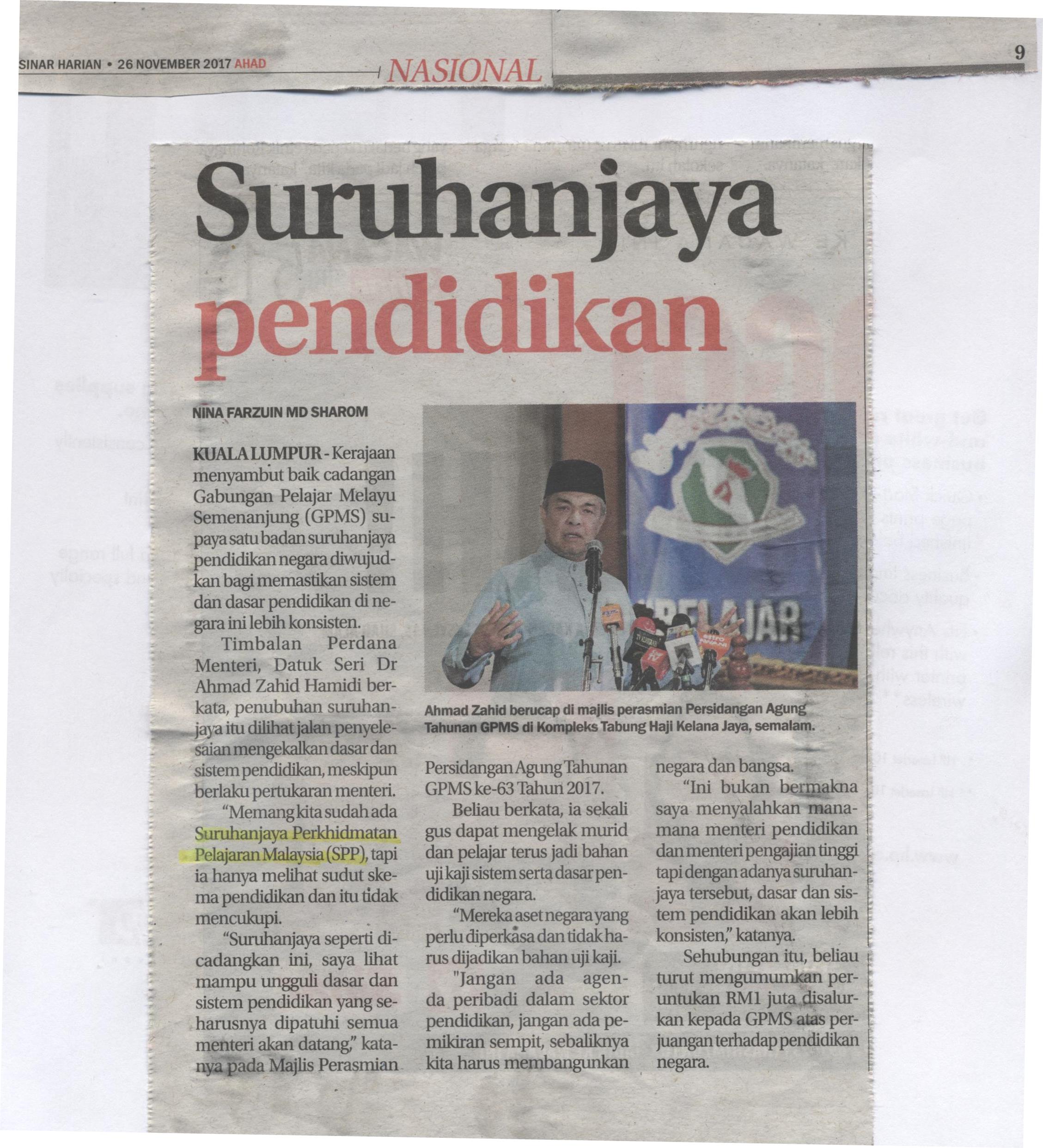 BERITA HARIAN 11 MAC 2021