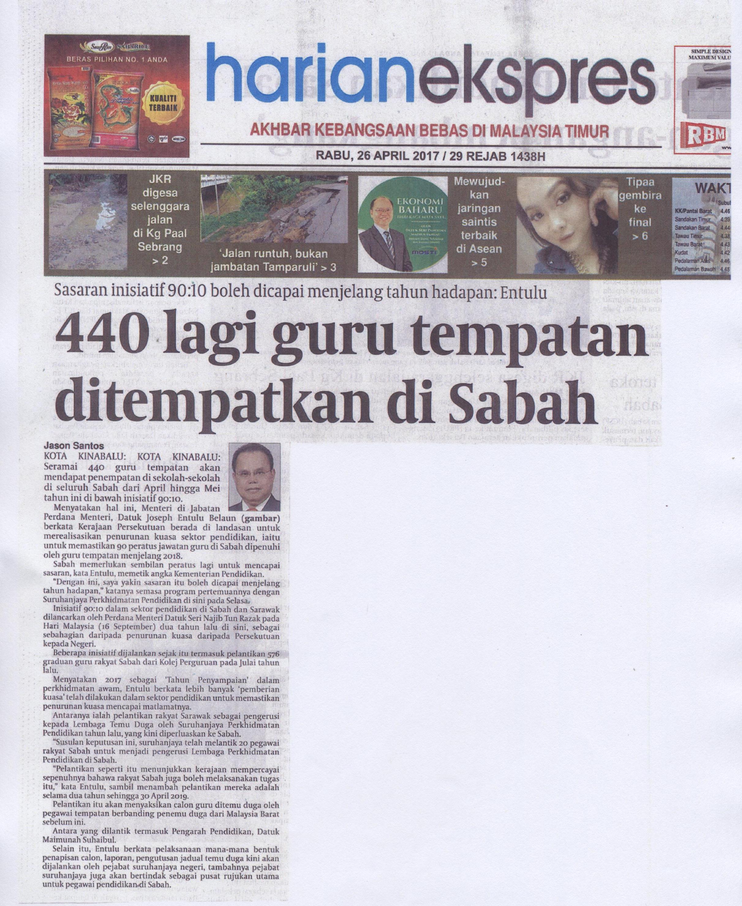 BERITA HARIAN 11 MAC 2021