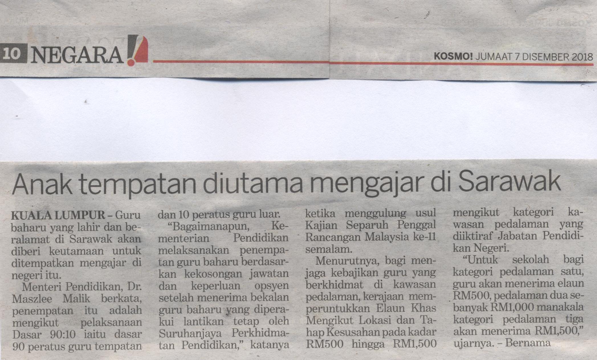 BERITA HARIAN 11 MAC 2021