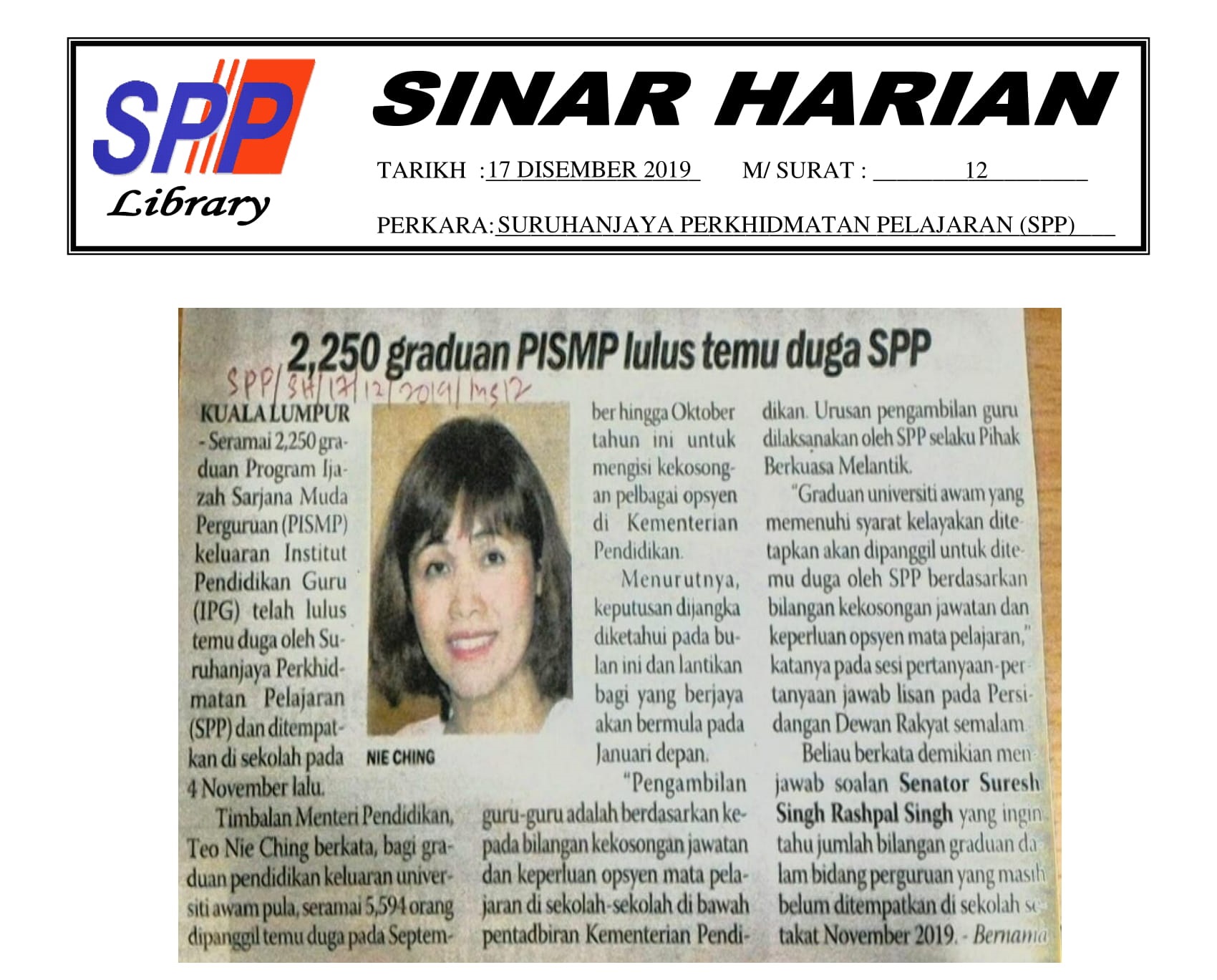 BERITA HARIAN 11 MAC 2021