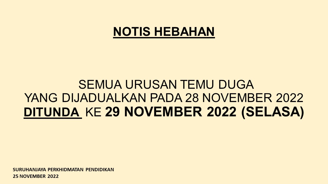NOTIS HEBAHAN UNTUK PORTAL 3