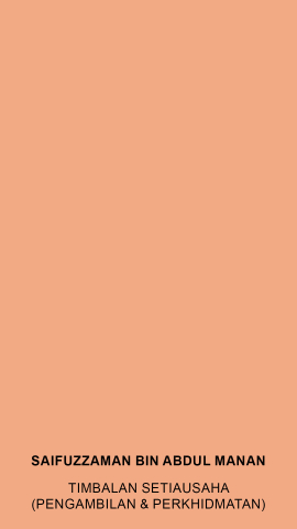 SAIFUZZAMAN BIN ABDUL MANAN