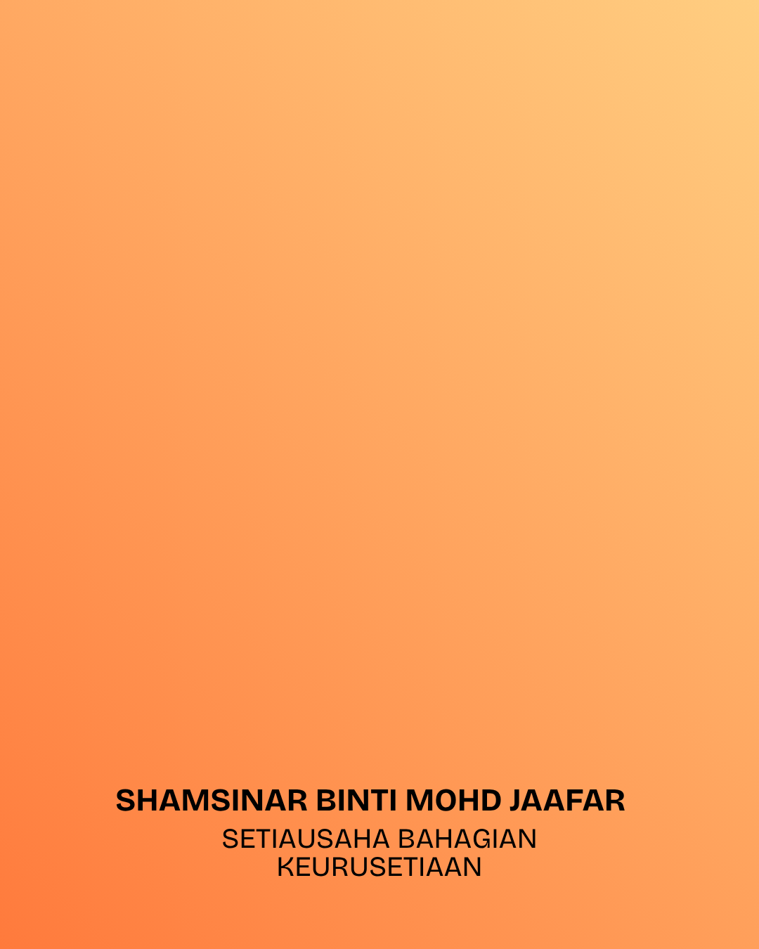 SHAMSINAR BINTI MOHD JAAFAR