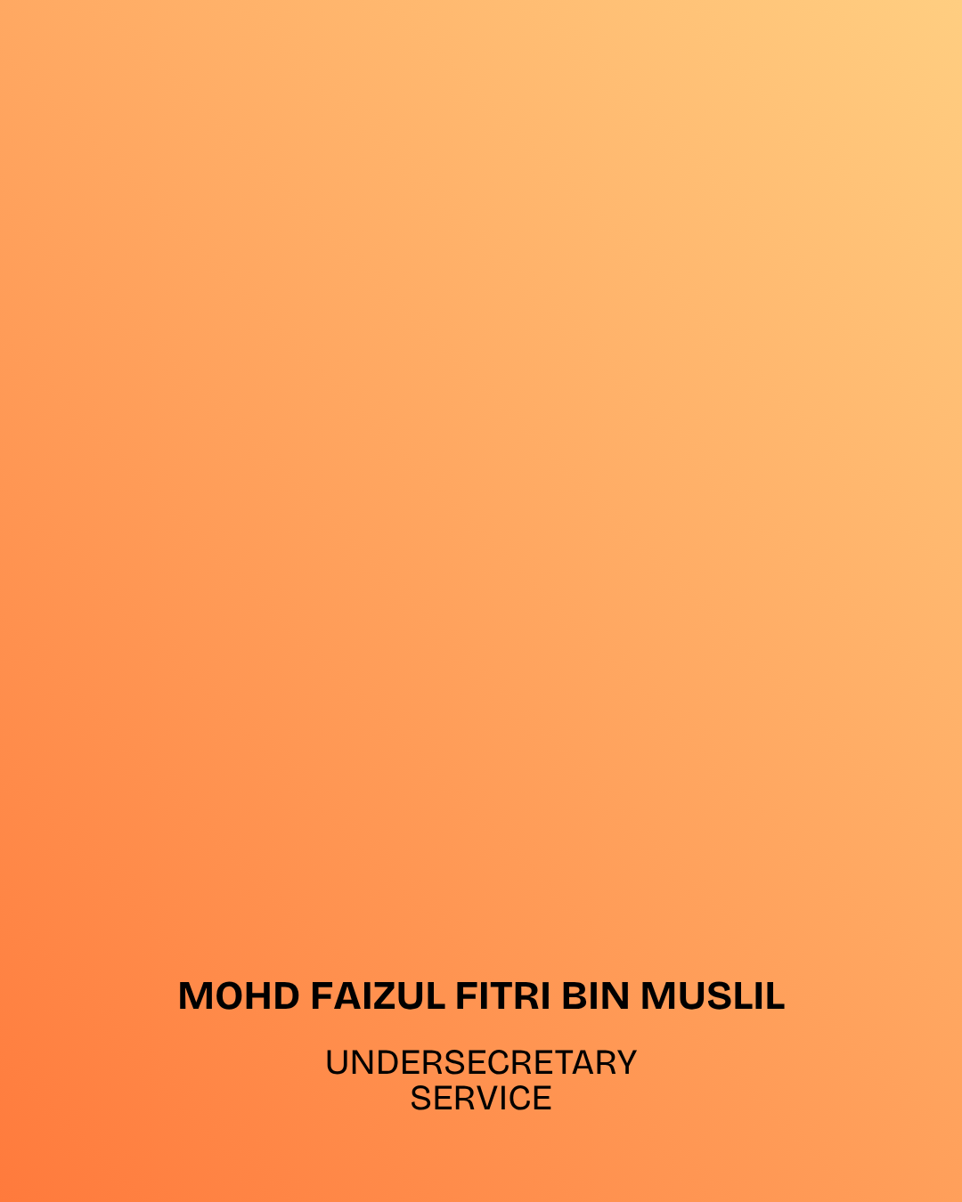 MOHD FAIZUL FITRI BIN MUSLIL