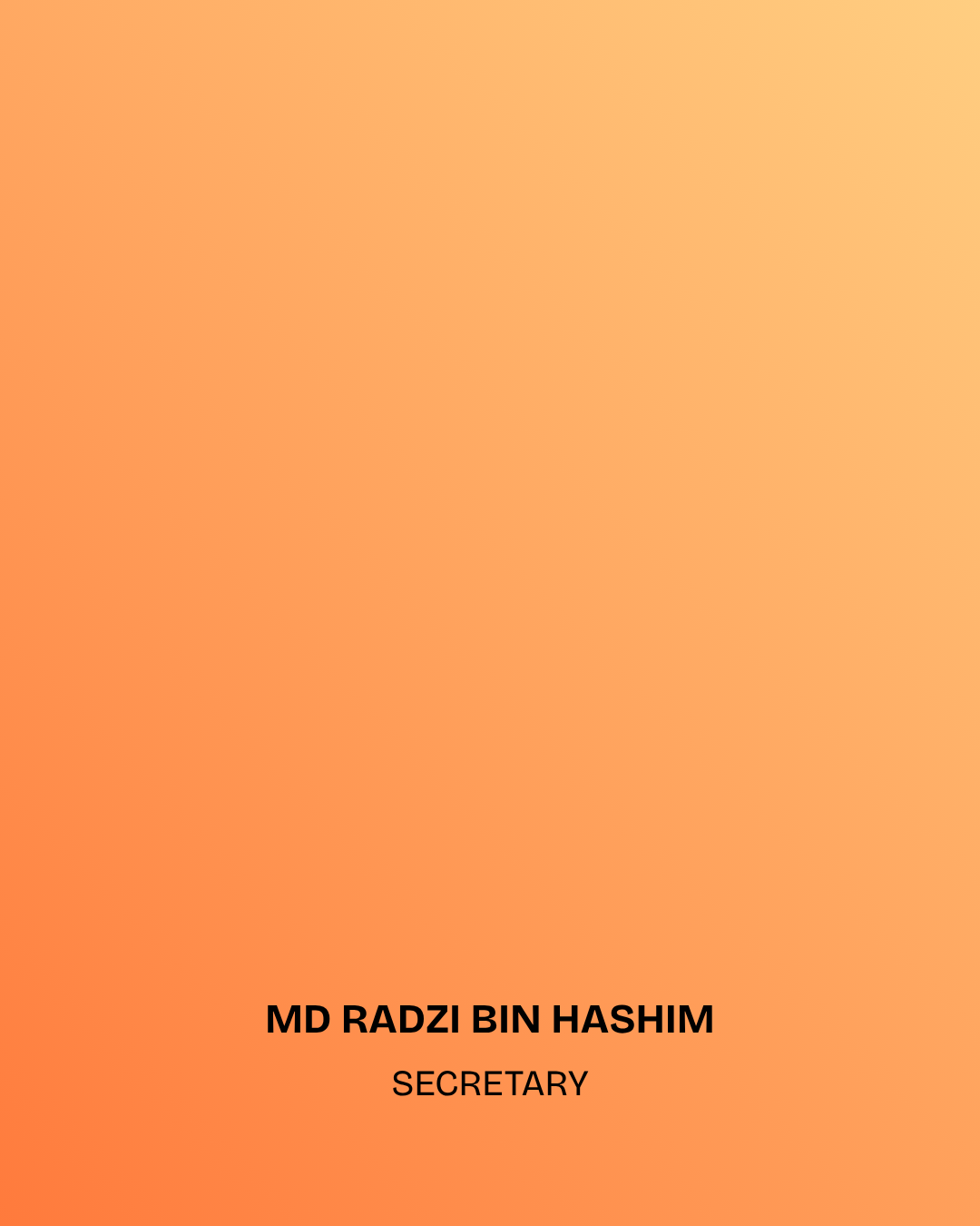 MD RADZI BIN HASHIM
